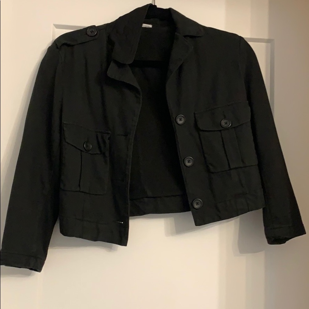 James Perse Cropped Utility Jacket